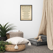 Load image into Gallery viewer, Africana Studies Framework - Framed Poster