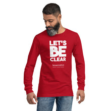 Load image into Gallery viewer, Let's Be Clear - Long Sleeve Tee