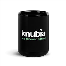Load image into Gallery viewer, Knubia: The Renewed Normal - Black Glossy Mug
